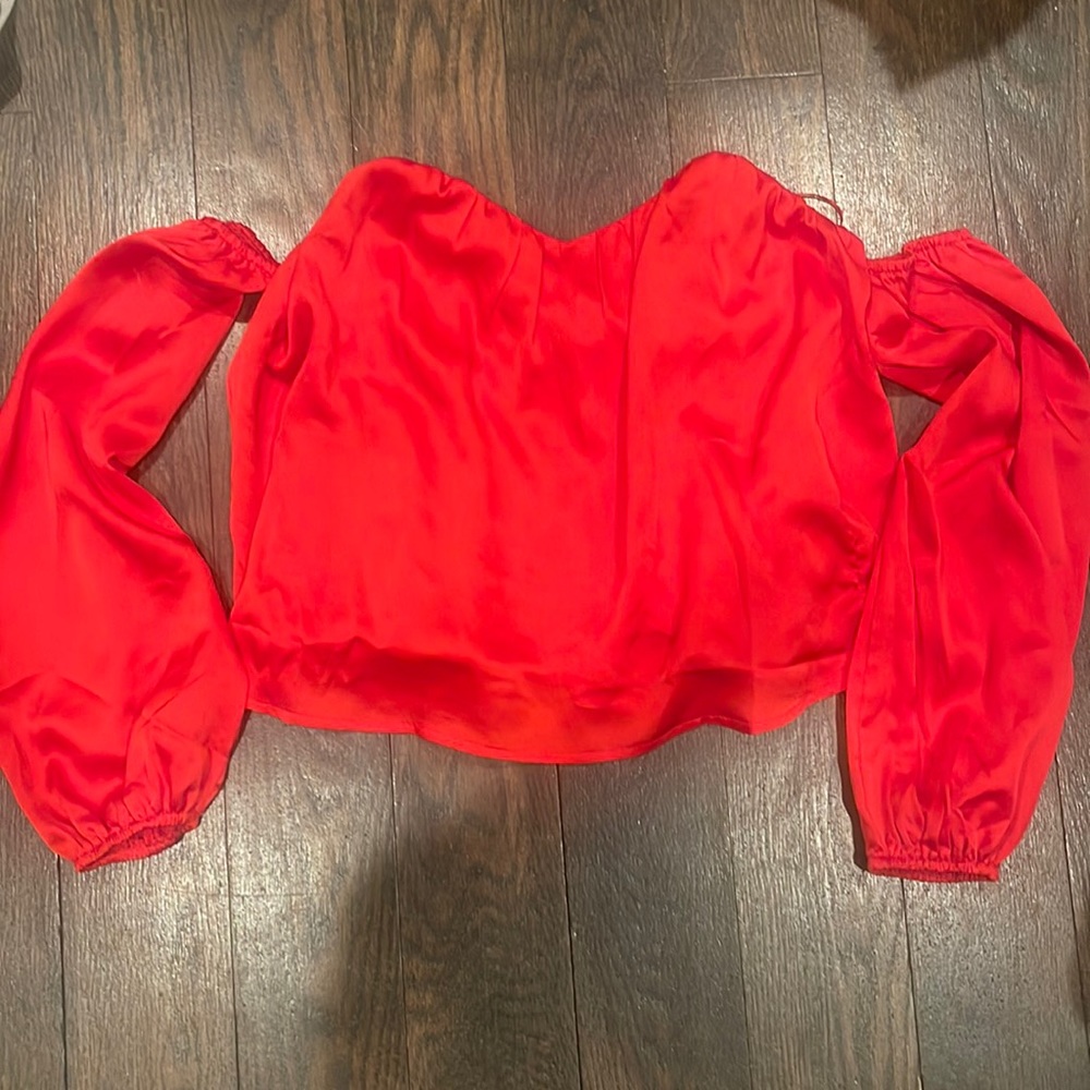 Sweetheart off the shoulder blouse